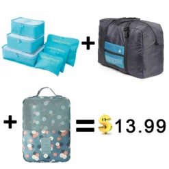 Cole Haan Shop 16 2019 6pcs/set Travel Bags Packing Cubes Organizer Folding Bag Bags Plus Travel Handbags Travel Bags