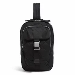 Vera Bradley Performance Twill Utility Sling Backpack, Black