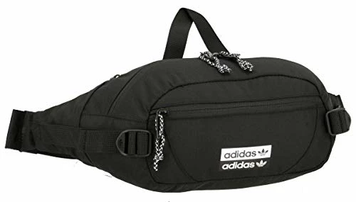 Adidas Originals Unisex Utility Crossbody Bag, Black/White, ONE SIZE 4 Adidas Originals Unisex Utility Crossbody Bag, Black/White, ONE SIZE - Image 4