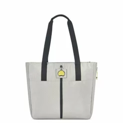 DELSEY Paris Women's Daily's Tote Shoulder Bag, Light Gray, 14 Inch Sleeve