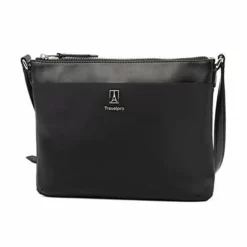 Travelpro Luggage Platinum Elite Women's Crossbody Bag, Black, One Size