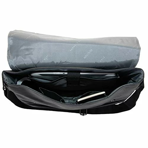 Kenneth Cole Reaction Strident-Class Vegan Leather 15" Laptop & Tablet Crossbody Messenger Bag For Work, School, & Travel, Black, Laptop 6 Kenneth Cole Reaction Strident-Class Vegan Leather 15" Laptop & Tablet Crossbody Messenger Bag For Work, School, & Travel, Black, Laptop - Image 6