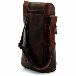 Jack Georges [Personalized Initials Embossing] Voyager Leather Crossbody Messenger Bag & Wine Bag In Brown -Cole Haan Shop 410KZECcpjL