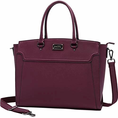 IAITU Laptop Tote Bag For Women, 15-15.6 Inches Spacious Tablet Handbag Shoulder Bag For Laptop 1 IAITU Laptop Tote Bag For Women, 15-15.6 Inches Spacious Tablet Handbag Shoulder Bag For Laptop