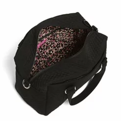 Vera Bradley Women's Microfiber 100 Handbag, Classic Black -Cole Haan Shop 412N46 619L