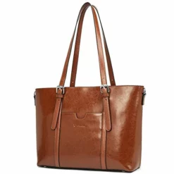 BOSTANTEN Women Leather Laptop Shoulder Handbag Vintage Briefcase 15.6" Computer Work Tote Bag -Cole Haan Shop 412jgCtZTsL