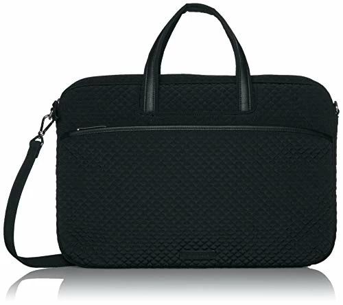 Vera Bradley Women's Microfiber Slim Laptop Case, Classic Black 1 Vera Bradley Women's Microfiber Slim Laptop Case, Classic Black