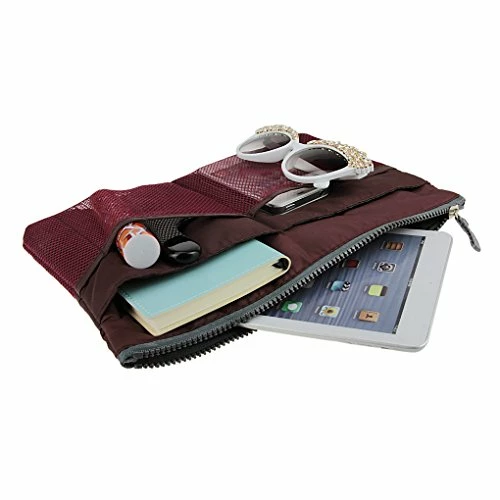 FakeFace Multi-funtional Nylon Zipper Travel Handbag Pouch / Bag In Bag / Insert Organizer / 2 FakeFace Multi-funtional Nylon Zipper Travel Handbag Pouch / Bag In Bag / Insert Organizer / - Image 2