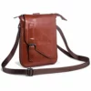 Hengwin Crossbody Shoulder Bag Men Purse Leather Phone Holster IPhone Pouch Case