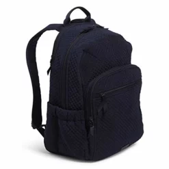 Vera Bradley Women's Microfiber Campus Backpack, Classic Navy, One Size 11 Vera Bradley Women's Microfiber Campus Backpack, Classic Navy, One Size -Cole Haan Shop 413XGrZ6r1L