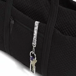 Vera Bradley Microfiber Deluxe Vera Tote Bag, Black -Cole Haan Shop 413iQO4aKOL