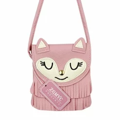 ZGMYC Fox Tassel Shoulder Bag Small Coin Purse Crossbody Satchel For Kids Girls, Large Pink (5.9 X 5.9in) -Cole Haan Shop 416S7XzIL1L