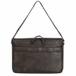 Kenneth Cole Reaction Travelier Satchel Messenger Vegan Leather Laptop Computer Shoulder Bags, Brown, Scored -Cole Haan Shop 416tWbIL4uL