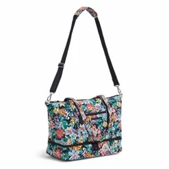 Vera Bradley Signature Cotton Deluxe Tote Travel Bag, Happy Blooms 8 Vera Bradley Signature Cotton Deluxe Tote Travel Bag, Happy Blooms -Cole Haan Shop 41AYS9cJqSL