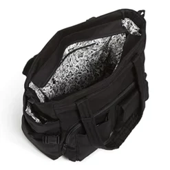Vera Bradley Utility Tote Bag, Black-Recycled Cotton -Cole Haan Shop 41B2A FzNBS