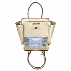 Nicole Lee Women's Ciel Medium Smart Lunch Handbag (Gold) Travel Shoulder Bag, One Size -Cole Haan Shop 41BD8cltddL