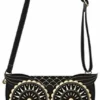Loungefly Metallic Owl Crossbody Bag, Black, One Size