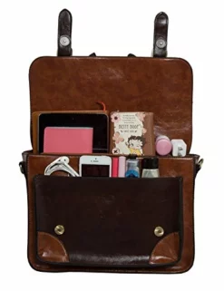 ECOSUSI Vintage Crossbody Messenger Bag Satchel Purse Handbag Briefcase For Women & Girl, Coffee -Cole Haan Shop 41FJucZ5C6L