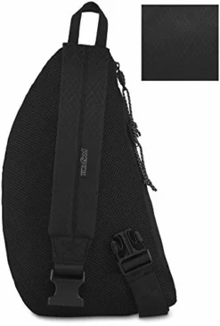 JanSport City Sling Crossbody Bag - Versatile Backpack | Ideal Travel & Day Pack | Blacktop -Cole Haan Shop 41FyEpeXuqL