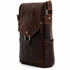 Jack Georges [Personalized Initials Embossing] Voyager Leather Crossbody Messenger Bag & Wine Bag In Brown -Cole Haan Shop 41GfjbOyZbL