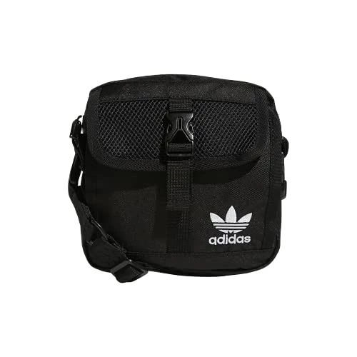 Adidas Originals Adidas Large Festival Crossbody Bag, Black 1 Adidas Originals Adidas Large Festival Crossbody Bag, Black