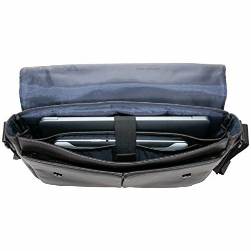 Kenneth Cole Reaction Travelier Satchel Messenger Vegan Leather Laptop Computer Shoulder Bags, Brown, 15.6" 4 Kenneth Cole Reaction Travelier Satchel Messenger Vegan Leather Laptop Computer Shoulder Bags, Brown, 15.6" - Image 4