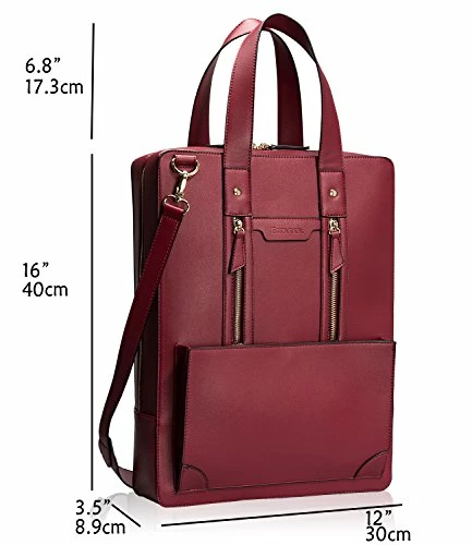 Estarer Women Business Briefcase Handbag PU Leather 15.6 Inch Shoulder Laptop Work Bag 2 Estarer Women Business Briefcase Handbag PU Leather 15.6 Inch Shoulder Laptop Work Bag - Image 2