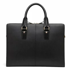 Bostanten Leather Lawyers Briefcase Shoulder Laptop Business Slim Bags For Men & Women Black -Cole Haan Shop 41LuIAPEzQL