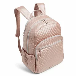 Vera Bradley Women's Signature Cotton Campus Backpack, Rose Quartz, One Size 11 Vera Bradley Women's Signature Cotton Campus Backpack, Rose Quartz, One Size -Cole Haan Shop 41M7sn7sFqL