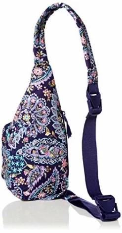 Vera Bradley Women's Signature Cotton Mini Sling Backpack, French Paisley, One Size 11 Vera Bradley Women's Signature Cotton Mini Sling Backpack, French Paisley, One Size -Cole Haan Shop 41MAiivKLYL