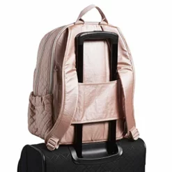 Vera Bradley Women's Signature Cotton Campus Backpack, Rose Quartz, One Size 8 Vera Bradley Women's Signature Cotton Campus Backpack, Rose Quartz, One Size -Cole Haan Shop 41Mit4cTVbL