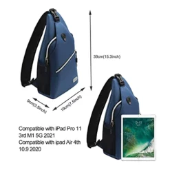 MOSISO Sling Backpack, Multipurpose Crossbody Shoulder Bag Travel Hiking Daypack, Light Teal -Cole Haan Shop 41NeauGfrVL