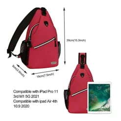 MOSISO Sling Backpack, Multipurpose Crossbody Shoulder Bag Travel Hiking Daypack, Red 10 MOSISO Sling Backpack, Multipurpose Crossbody Shoulder Bag Travel Hiking Daypack, Red -Cole Haan Shop 41NiKSr2l9L