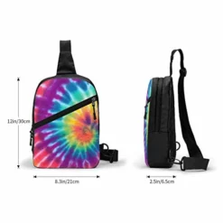 NiYoung Adults And Teen Shoulder Backpack Chest Crossbody Anti-Theft Sling Backpack Chest Bag For Travel Bike Gym, Spiral Tie Dye -Cole Haan Shop 41NkSrG6zHL