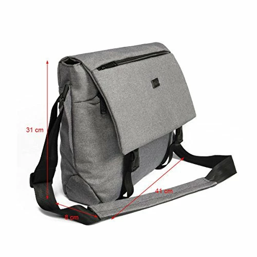 Freewander Messenger Bag Crossbody Shoulder Bag 14-inch Laptop School Satchel For Women Men 7 Freewander Messenger Bag Crossbody Shoulder Bag 14-inch Laptop School Satchel For Women Men - Image 7