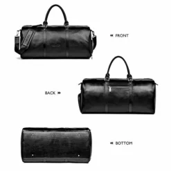 Bostanten Genuine Leather Travel Weekender Overnight Duffel Bag Gym Sports Luggage Bags For Men -Cole Haan Shop 41OcVwEMPVL