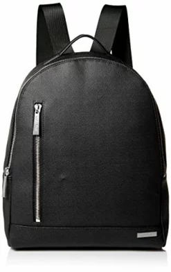 Calvin Klein Men'S Saffiano Backpack, Black