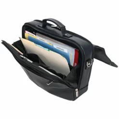 Kenneth Cole Reaction Leather Dual Compartment Flapover 16.0" Computer Business Crossbody Portfolio Laptop Briefcase Black One Size -Cole Haan Shop 41QNE6JTsHL