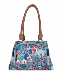 Lily Bloom Maggie Satchel Handbag (Who Let The Dogs Out)