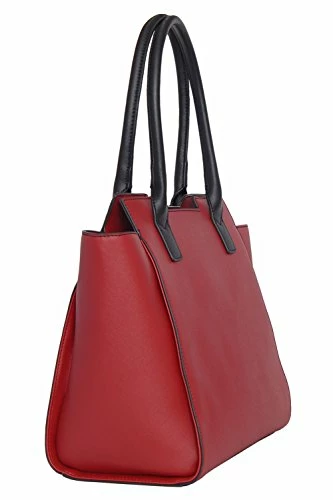 Kenneth Cole Reaction KN1939 Cheerleader Women's Tote, Shopper Handbag (BAKED APPLE/BLACK) 2 Kenneth Cole Reaction KN1939 Cheerleader Women's Tote, Shopper Handbag (BAKED APPLE/BLACK) - Image 2