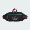 Adidas Originals Unisex Utility Crossbody Bag, Black/Active Teal/Berry, ONE SIZE