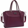 Laptop Tote Bag For Women,13-15.6 Inches Spacious Tablet Handbag Shoulder Bag For Laptop Computer Tablet(Darkpurple-N)