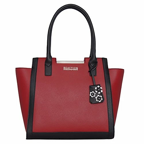 Kenneth Cole Reaction KN1939 Cheerleader Women's Tote, Shopper Handbag (BAKED APPLE/BLACK) 1 Kenneth Cole Reaction KN1939 Cheerleader Women's Tote, Shopper Handbag (BAKED APPLE/BLACK)