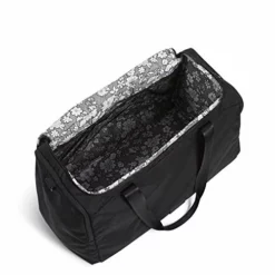 Vera Bradley Women's Recycled Lighten Up Reactive Travel Duffle Bag, Black, One Size -Cole Haan Shop 41 JK3haMqL