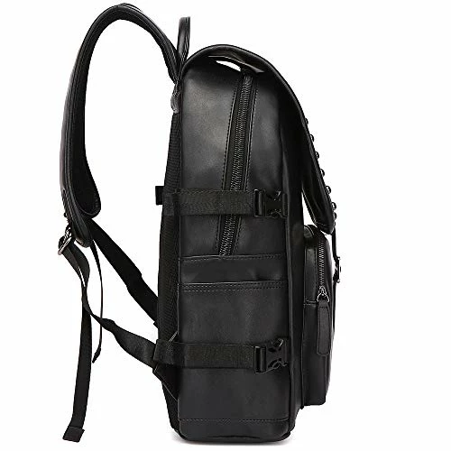 NEW STYLE Pu Leather Black Bag,Handbags,Shoulder Bags Laptop Backpack Schoolbags Travel Bags 3 NEW STYLE Pu Leather Black Bag,Handbags,Shoulder Bags Laptop Backpack Schoolbags Travel Bags - Image 3