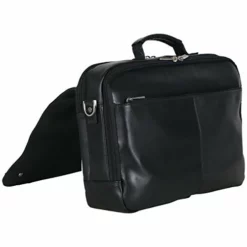 Kenneth Cole Reaction Leather Dual Compartment Flapover 16.0" Computer Business Crossbody Portfolio Laptop Briefcase Black One Size -Cole Haan Shop 41bMUrUM2hL