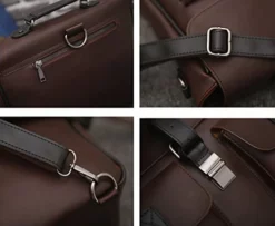 Berchirly Large Capacity Casual Men PU Leather Backpack Messenger Shoulder Bags Daypack Handbag -Cole Haan Shop 41gFtGAJ 2BLL