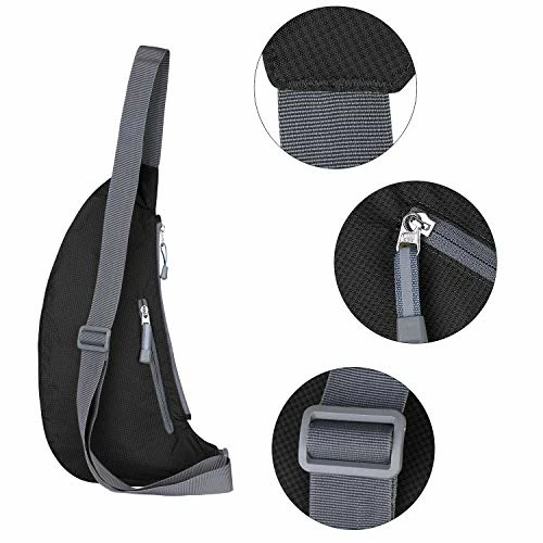 G4Free Black Sling Bag Chest Crossbody Bag Lightweight Sling Backpack One Strap Shoulder Backpack 5 G4Free Black Sling Bag Chest Crossbody Bag Lightweight Sling Backpack One Strap Shoulder Backpack - Image 5