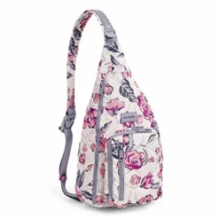 Vera Bradley Women's Recycled Lighten Up Reactive Sling Backpack, Hummingbird Blooms, One Size 5 Vera Bradley Women's Recycled Lighten Up Reactive Sling Backpack, Hummingbird Blooms, One Size -Cole Haan Shop 41iBDNP7w7L