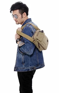 FakeFace Mens Retro Vintage Leisure Outdoor Canvas Messenger Crossbody Everyday Satchel Shoulder 11 FakeFace Mens Retro Vintage Leisure Outdoor Canvas Messenger Crossbody Everyday Satchel Shoulder -Cole Haan Shop 41jb1cKpepL